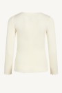 Claire Woman Amber T-shirt Ls Wool/silk Ivory thumbnail