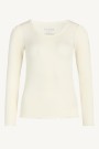 Claire Woman Amber T-shirt Ls Wool/silk Ivory thumbnail