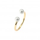Ella & Pia Pearl Ring 18k Gold One Size thumbnail