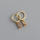 Ella & Pia Tuva Earrings 18K Gold Champagne thumbnail