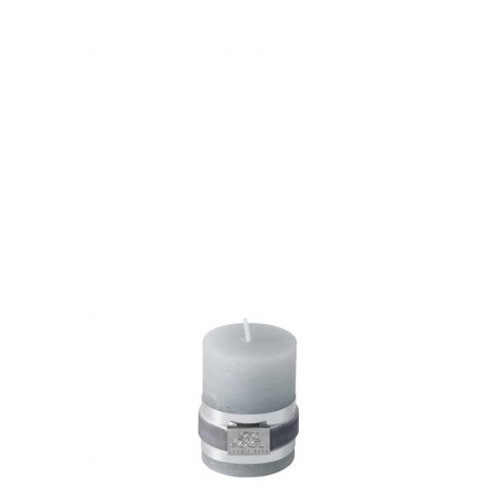 Lene Bjerre Candle Rustic Small Light grey