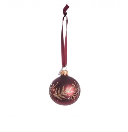 Lene Bjerre Cadelia Ornament Pomegranate/Gold 6cm