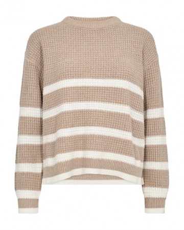 Freequent Cotla Pullover Simply Taupe