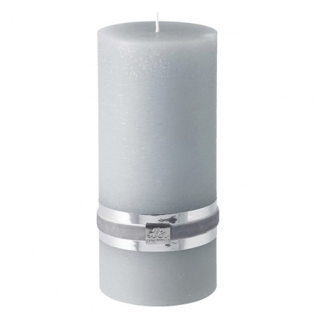 Lene Bjerre Candle Rustic X-large Light grey