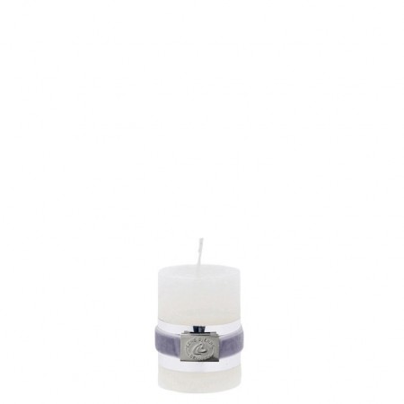 Lene Bjerre Candle Rustic Small White
