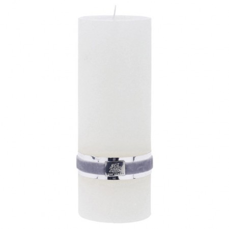 Lene Bjerre Candle Rustic Large White