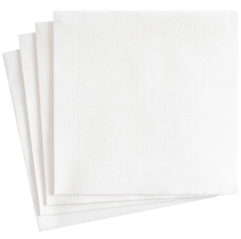 Casparis Paper Linen tilbyr utseendet til lin, følelsen av tøy og bekvemmeligheten til papir. Papirlinservietter er ekstra absorberende og slitesterke, noe som gjør dem ideelle for underholdende og daglig bruk. De er laget av ultra-holdbart, lin-lignende 