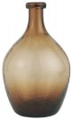 Glassballong Vase Brunt Glass Munnblåst thumbnail