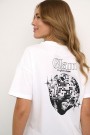 Kaffe Failla T-shirt Optical White  thumbnail