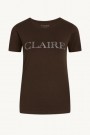 Claire Woman Alanis T-shirt Logo Dark Java thumbnail