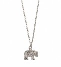 Timi Of Sweeden Lucky Elephant Necklace Silver thumbnail