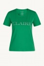 Claire Woman Alanis Basic T-shirt Logo Wild Green thumbnail
