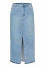 Kaffe Margot Denim Skirt Washed Blue Denim thumbnail