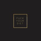 Norway Designstudio Serviett Lunsj - Fuck Your Diet Sort thumbnail