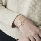 Timi Of Sweeden Small Circle Bracelet 02 Gold Plated thumbnail
