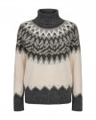 Freequent Merla Pullover Moonbeam Melange W. Dark Grey Melange  thumbnail