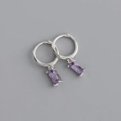 Ella & Pia Tuva Earrings 925 Silver Purple thumbnail