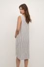 Kaffe Milia Short Dress Chalk/black Stripe thumbnail