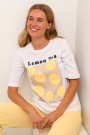 Kaffe Dina T-shirt Optical White/yellow Lemon thumbnail