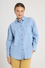 Freequent Lisea Shirt Light Blue Denim  thumbnail