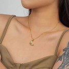 Ella & Pia To The Moon Necklace 18k Gold Mix thumbnail