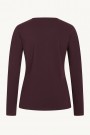 Claire Woman Amy Ls T-shirt  Wineberry  thumbnail