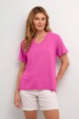 Kaffe Frida V-Neck T-Shirt Rose Violet  thumbnail