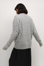 Kaffe Malene Knit Cardigan Grey Melange  thumbnail