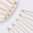 Ella & Pia Zodiac Gemini Tvilling Necklace 18k Gold thumbnail