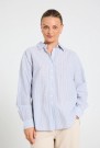 Freequent Feline Shirt Chambray Blue W. Off-white thumbnail