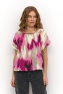 Kaffe Beathe Stanley Blouse Pink Abstract Print thumbnail