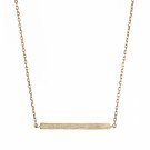 Timi Of Sweeden Bar Necklace 02 Gold Plated thumbnail