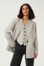 Kaffe Kaysa Blazer Grey Pinstripe thumbnail