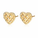 Ella & Pia Waffle Earrings 18k Gold thumbnail