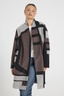 Freequent Noelle Jacket Light Grey Melange W. Black thumbnail