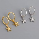 Ella & Pia Starfish Earring 18k Gold  thumbnail