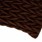Putetrekk Flettet Sjokolade 45x45cm thumbnail