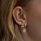 Timi Of Sweeden Delicate Leaf Earrings Gold thumbnail