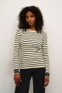 Kaffe Jordi Knit Pullover Turtledove/black  thumbnail