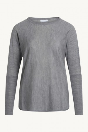 Claire Woman Pippa Pullover Light Grey Melange