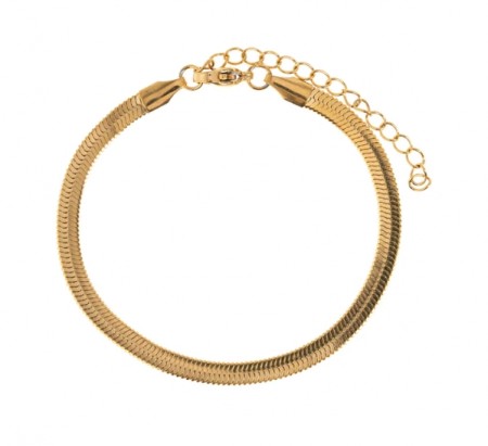 Timi Of Sweeden Ivy - Snake Chain Bracelet Stainless Steel - Gold