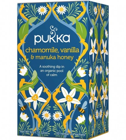Pukka Te Chamomille, Vanilje & Manuka Honey