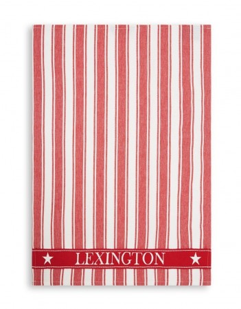Lexington Icons Kjøkkenhåndkle Rød/hvit
