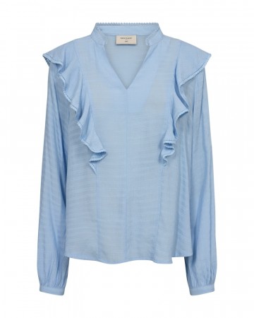 Freequent Shu Shirt Chambray Blue 