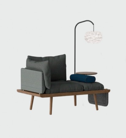 Bestillingsvare! Umage Lounge Around 1½ Seater Sofa- Dark Oak