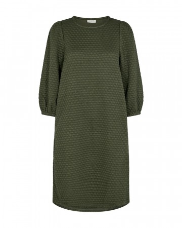 Freequent Bubble Dress Olive Night
