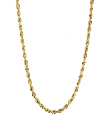 Timi Of Sweeden Eden - Twisted Chain Necklace Stainless Steel - Gold