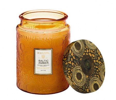 Voluspa Large Jar Candle Baltic Amber 100t