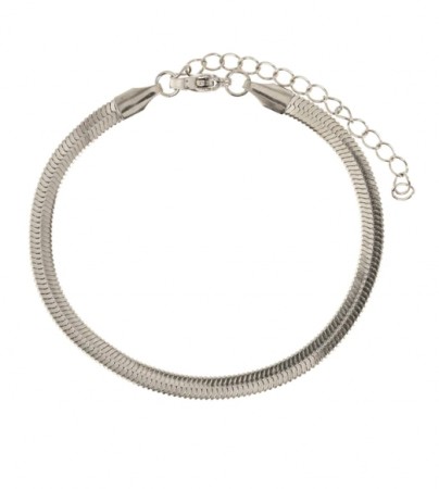 Timi Of Sweeden Ivy - Snake Chain Bracelet Stainless Steel - Silver