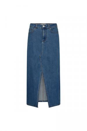 Freequent Harlan Skirt Vintage Blue Denim